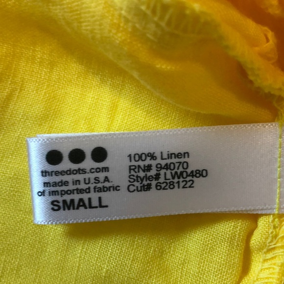 NWT ANTHROPOLOGIE Linen Woodrift Peplum Top - Picture 6 of 6